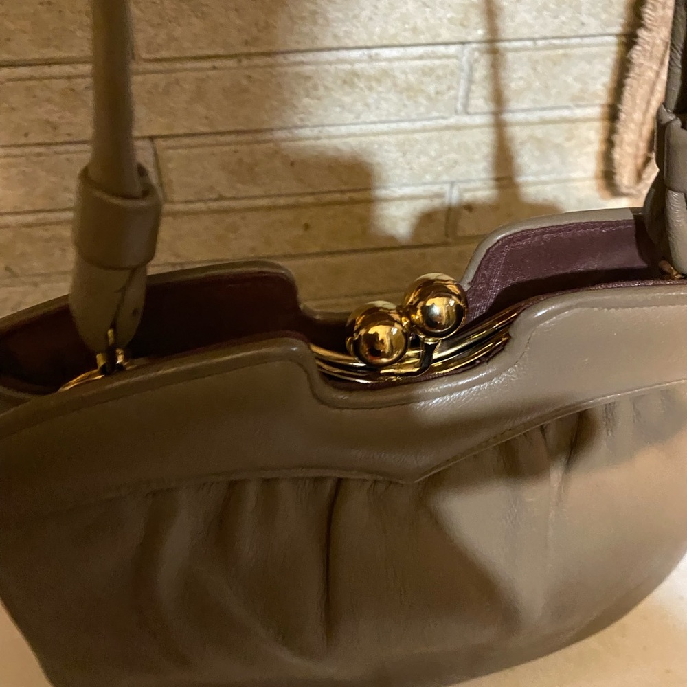 ANDES Elegant Taupe Women's Handbag